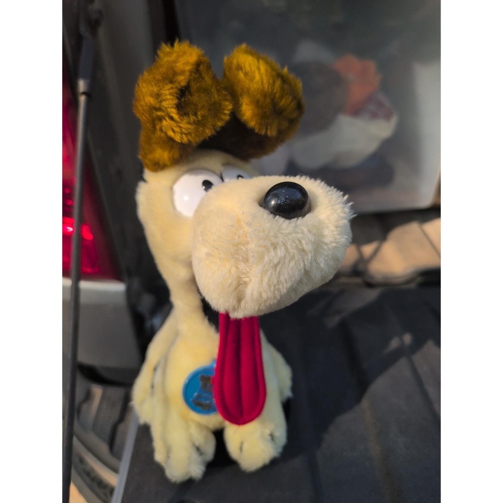 Dakin Garfield Odie Plush Stuffed Animal Toy Dog Vintage 1983 NOS With Tag
